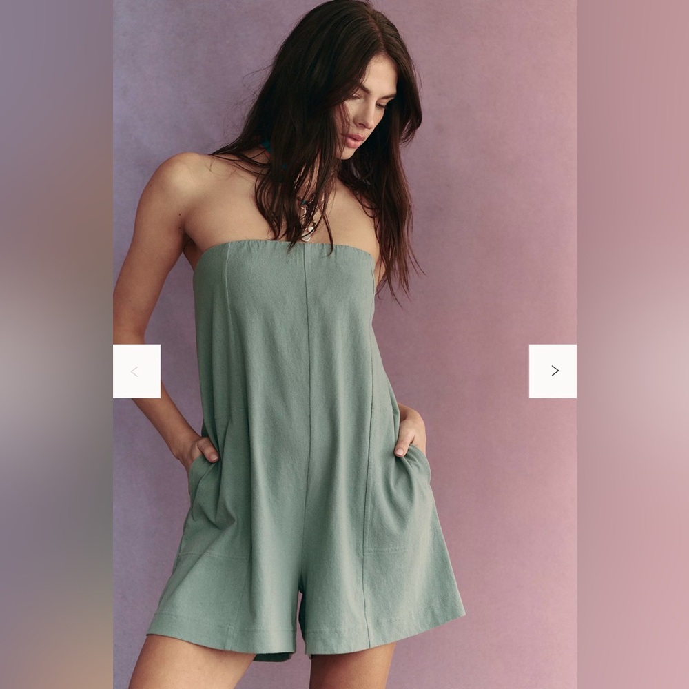 Free People Free-est “Adalee” Romper - Lily Pad NWT